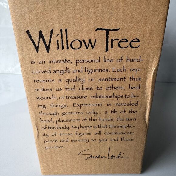 New In Box Vintage Willow Tree "Thank You" Handcrafted Figure Willow Tree (2002) - Picture 6 of 7